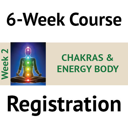 Week 2 – May 12th 2018 – Chakras & Energy Body Course – $25